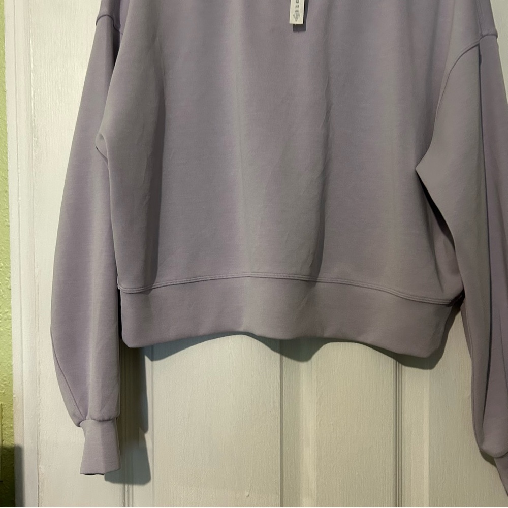 Lululemon softstreme perfectly oversized cropped crew - Picture 4 of 12
